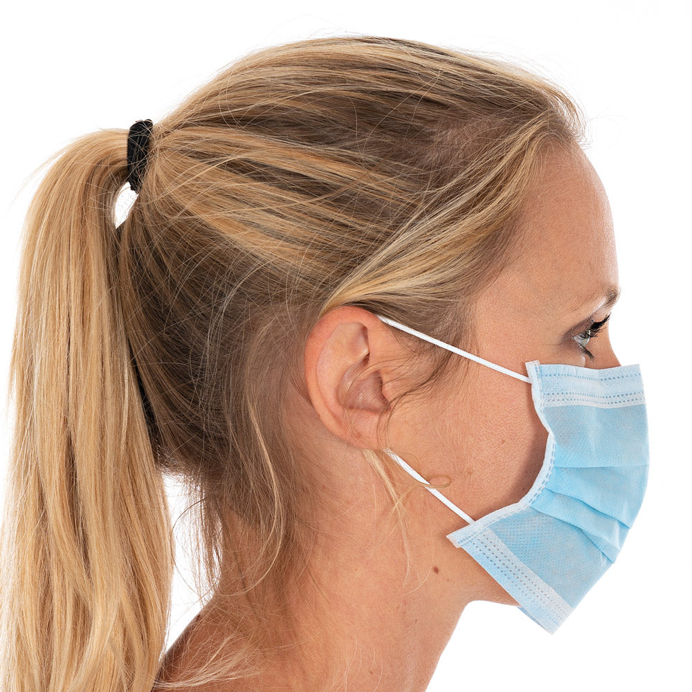 Mundschutz Civil Use, 2-lagig | PP - blau
