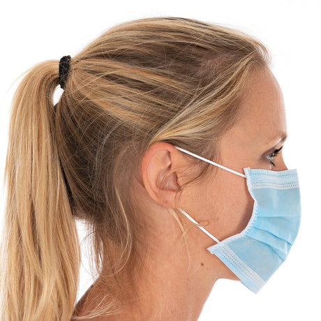 Mundschutz Civil Use, 2-lagig | PP - blau