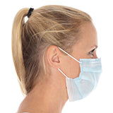Mundschutz Civil Use, 3-lagig | PP, Made in Germany, Sparpack - blau