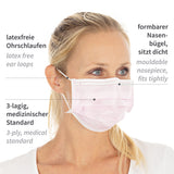 Mundschutz Typ II, 3-lagig | PP - rosa