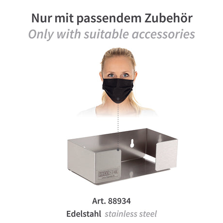 Mundschutz Typ II, 3-lagig | PP - schwarz