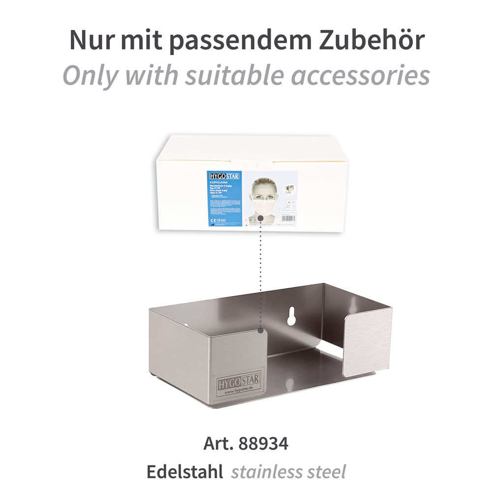 Mundschutz Typ II, 3-lagig | PP, Kopfband - grün
