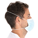 Mundschutz Typ II, 3-lagig | PP, Kopfband - blau
