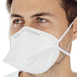 Atemschutzmasken FFP2 NR, horizontal faltbar | PP - weiß