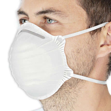 Atemschutzmasken FFP2 NR, vorgeformt | PP - weiß