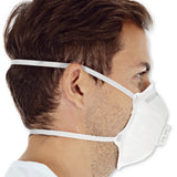 Atemschutzmasken FFP2 NR mit Ventil, vorgeformt | PP, Sparpack - weiß