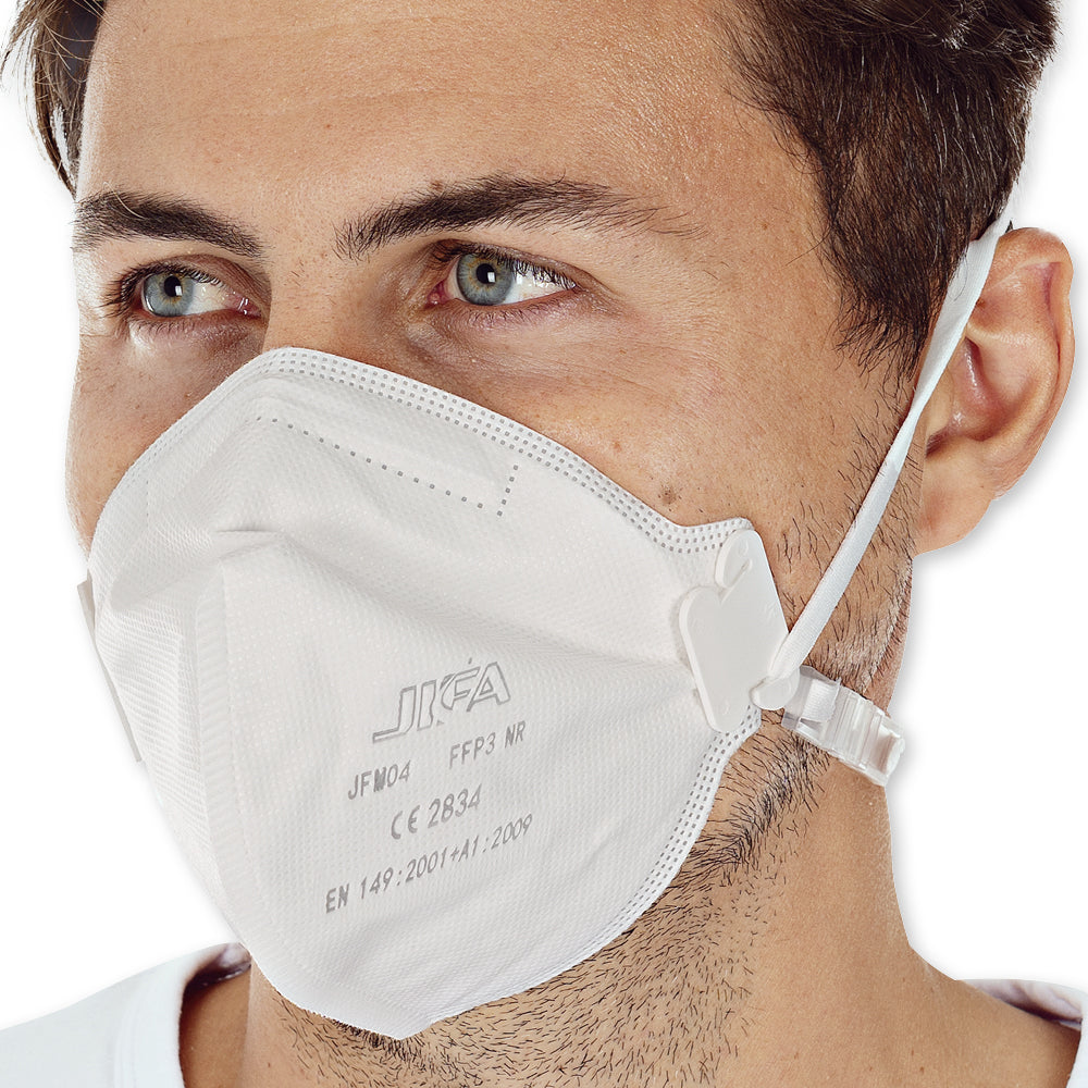 Atemschutzmasken FFP3 NR, vertikal faltbar | PP - weiß