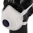 Atemschutzmasken FFP3 NR mit Ventil, vorgeformt | PP - weiß