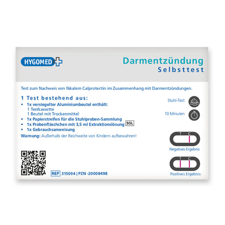 Darmentzündung Selbsttest - weiß