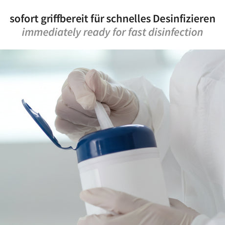 Desinfektionstücher QAV frei | PP - blau