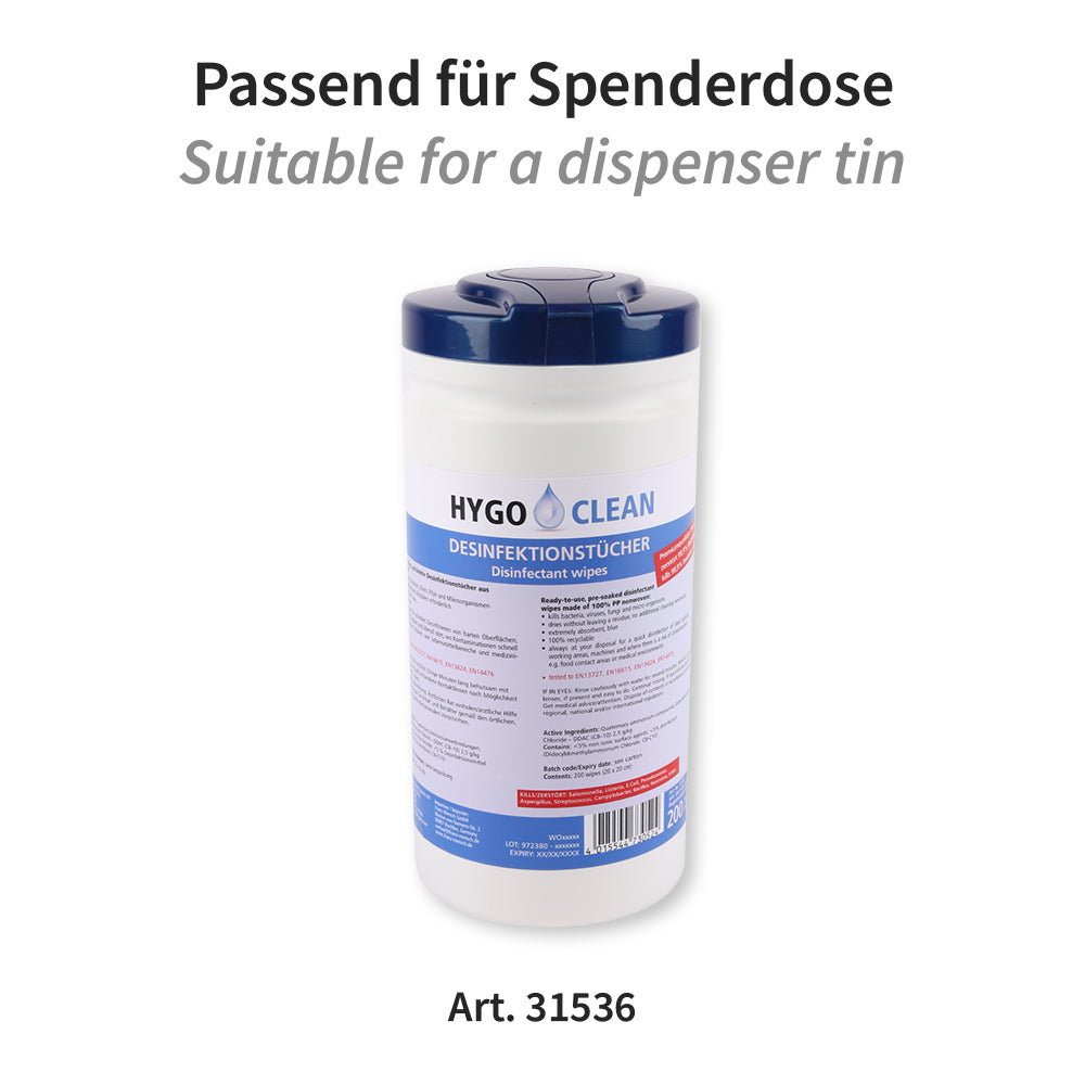 Desinfektionstücher alkoholfrei | PP - blau