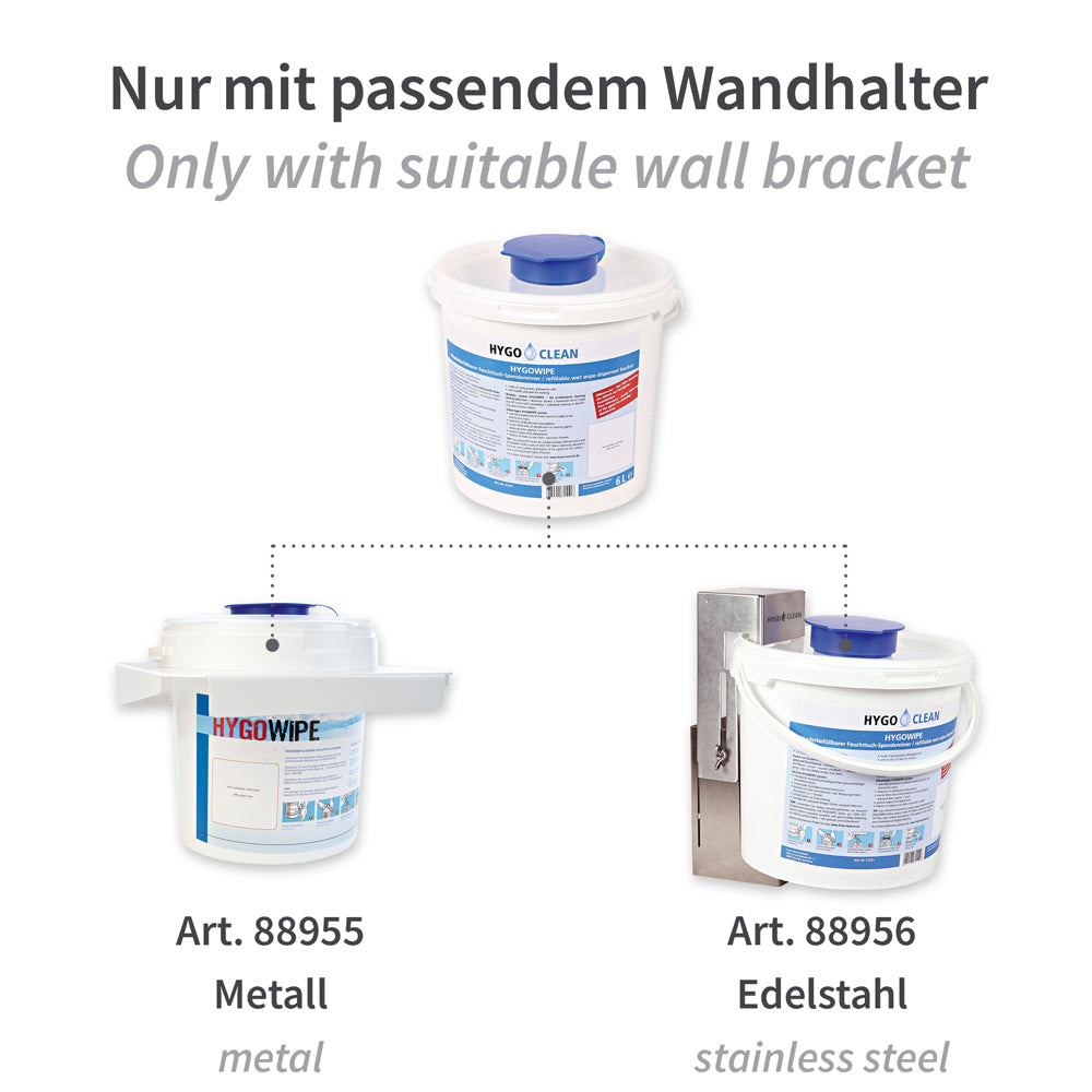 Spendereimer Hygowipe | PP - weiß