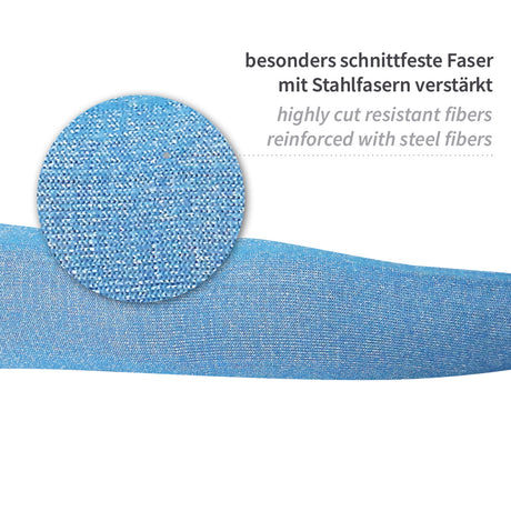 Schlachthausfreund CUTGUARD® bluetouch knight, Armstulpen - blau