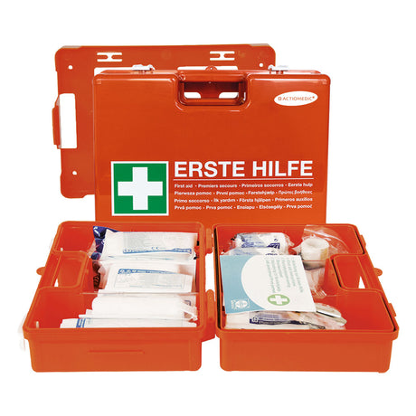Gramm Medical ACTIOMEDIC® Verbandkoffer SAN | DIN 13169 - orange