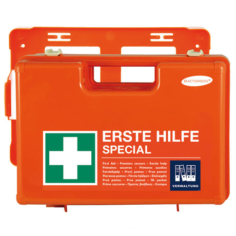 Gramm Medical ACTIOMEDIC® Verbandkoffer SPECIAL Verwaltung - orange