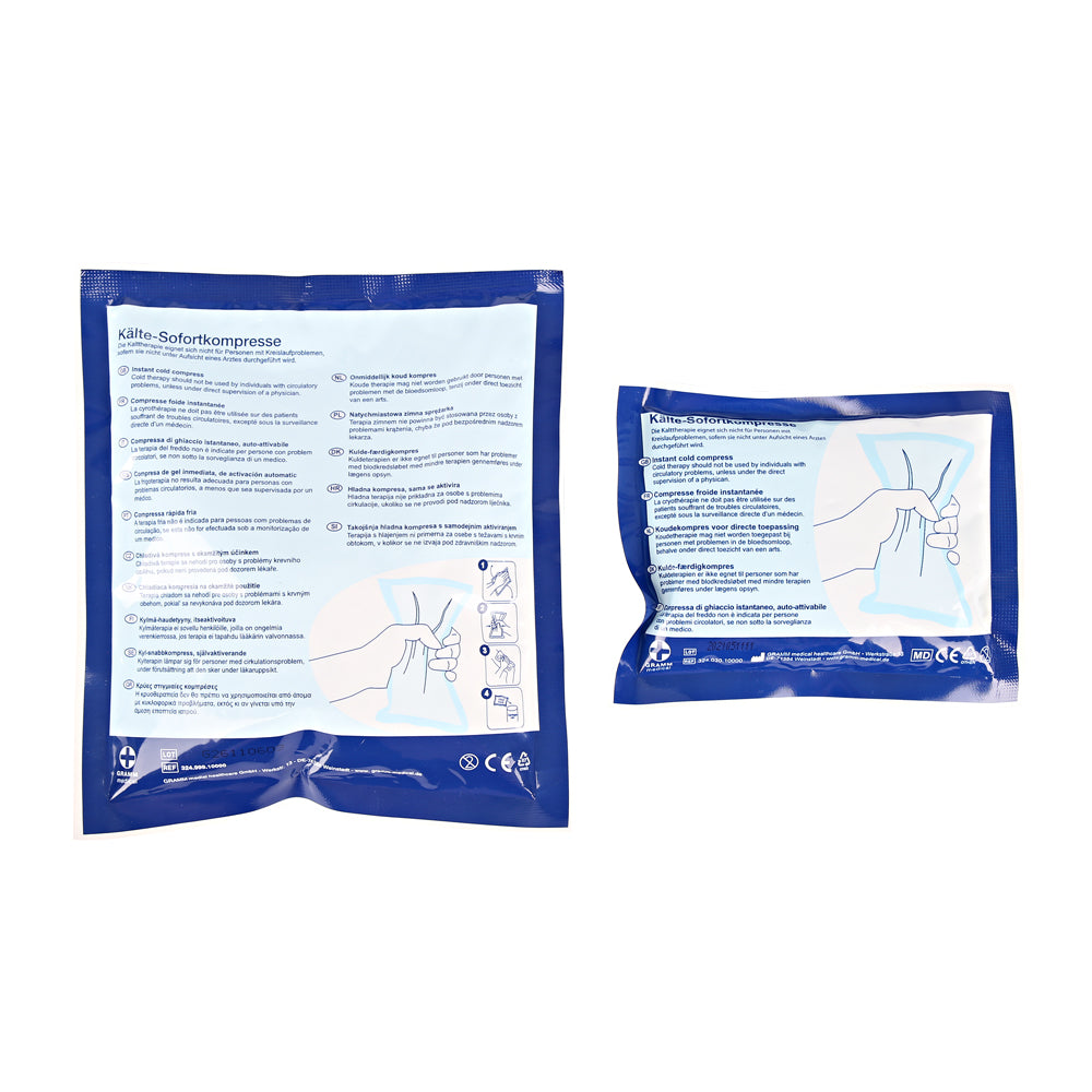 Gramm Medical ACTIOMEDIC® Kälte-Sofortkompresse, selbstaktivierbar - blau