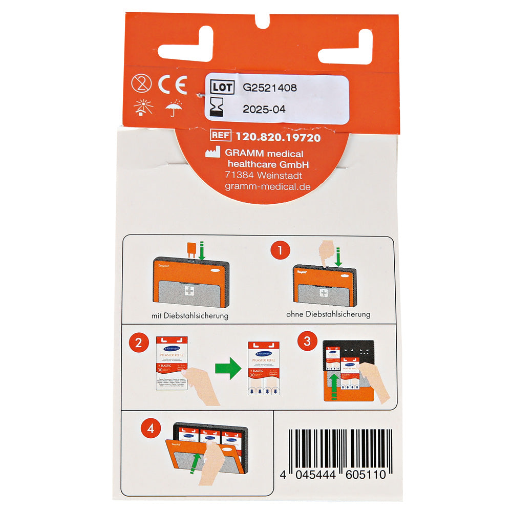 Gramm Medical ACTIOMEDIC® EasyAid Refill Strips ELASTIC - hautfarben