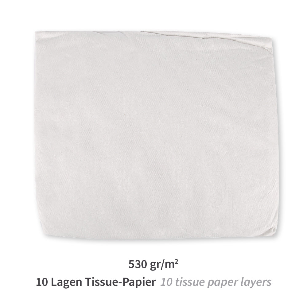 Einmaldecken | Papier, PP - weiß
