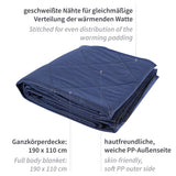 Einmaldecken | PES-Füllung, PP - blau