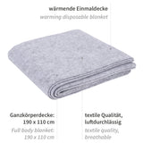 Einmaldecke | Polyester - grau