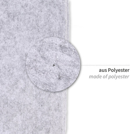 Einmaldecke | Polyester - grau