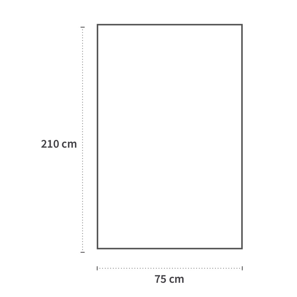 Einmallaken, 10 Fäden | Papier/PE/PES - weiß