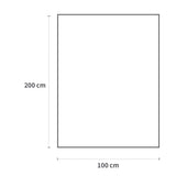 Einmallaken, 17 Fäden | Papier/PE/PES - weiß