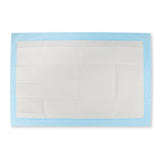 Bettunterlagen | PP/Recyclingpapier/PE - weiß-blau