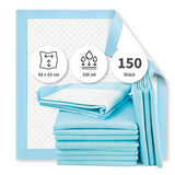 Bettunterlagen | PP/Recyclingpapier/PE - weiß-blau
