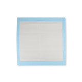 Bettunterlagen | PP/Recyclingpapier/PE - weiß-blau