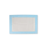 Bettunterlagen | PP/Recyclingpapier/PE - weiß-blau