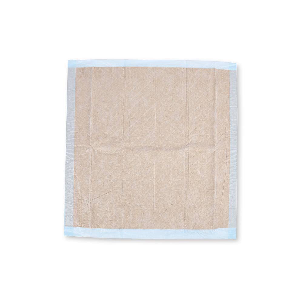 Bettunterlagen, 6-lagig | PP/Recyclingzellstoff/PE - braun-blau