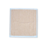 Bettunterlagen, 12-lagig | PP/Recyclingzellulose/PE - braun-blau