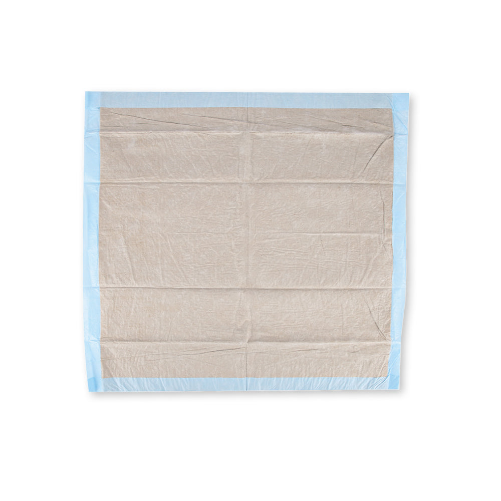 Bettunterlagen, 8-lagig | PP/Recyclingzellulose/PE - braun-blau