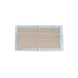 Bettunterlagen, 6-lagig | PP/Recyclingzellstoff/PE - braun-blau