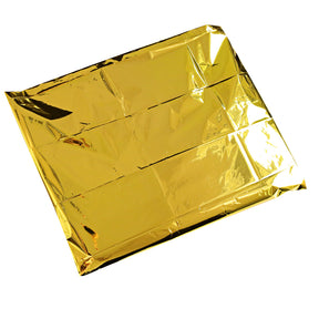 Rettungsdecke - gold-silber