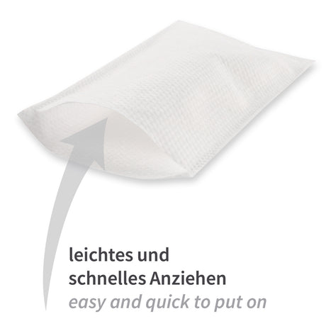 Waschhandschuhe Light | Spunlace - weiß