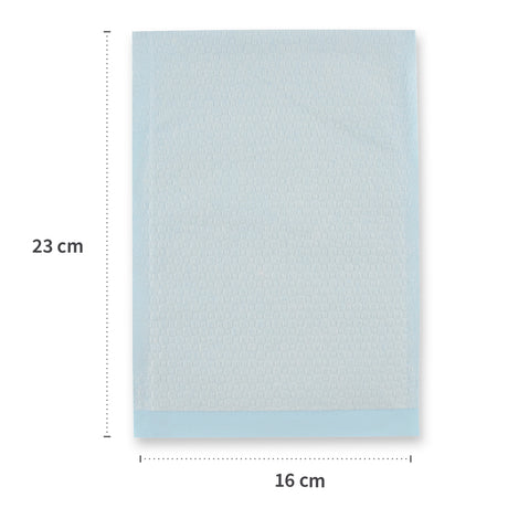 Waschhandschuhe | Airlaid, PE-Beschichtung - hellblau