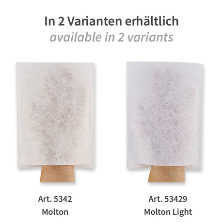 Waschhandschuhe Eco | Molton - weißlich