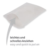 Waschhandschuhe Premium | Spunlace - weiß