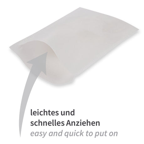 Waschhandschuhe Premium | Spunlace - weiß