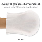 Waschhandschuhe Premium | Spunlace - weiß