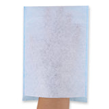 Waschhandschuhe | Molton, PE-Beschichtung - hellblau