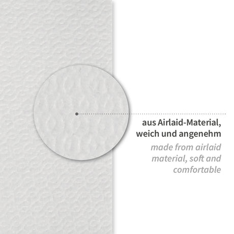 Einweg-Nasenschlitztücher | Airlaid-Material - weiß