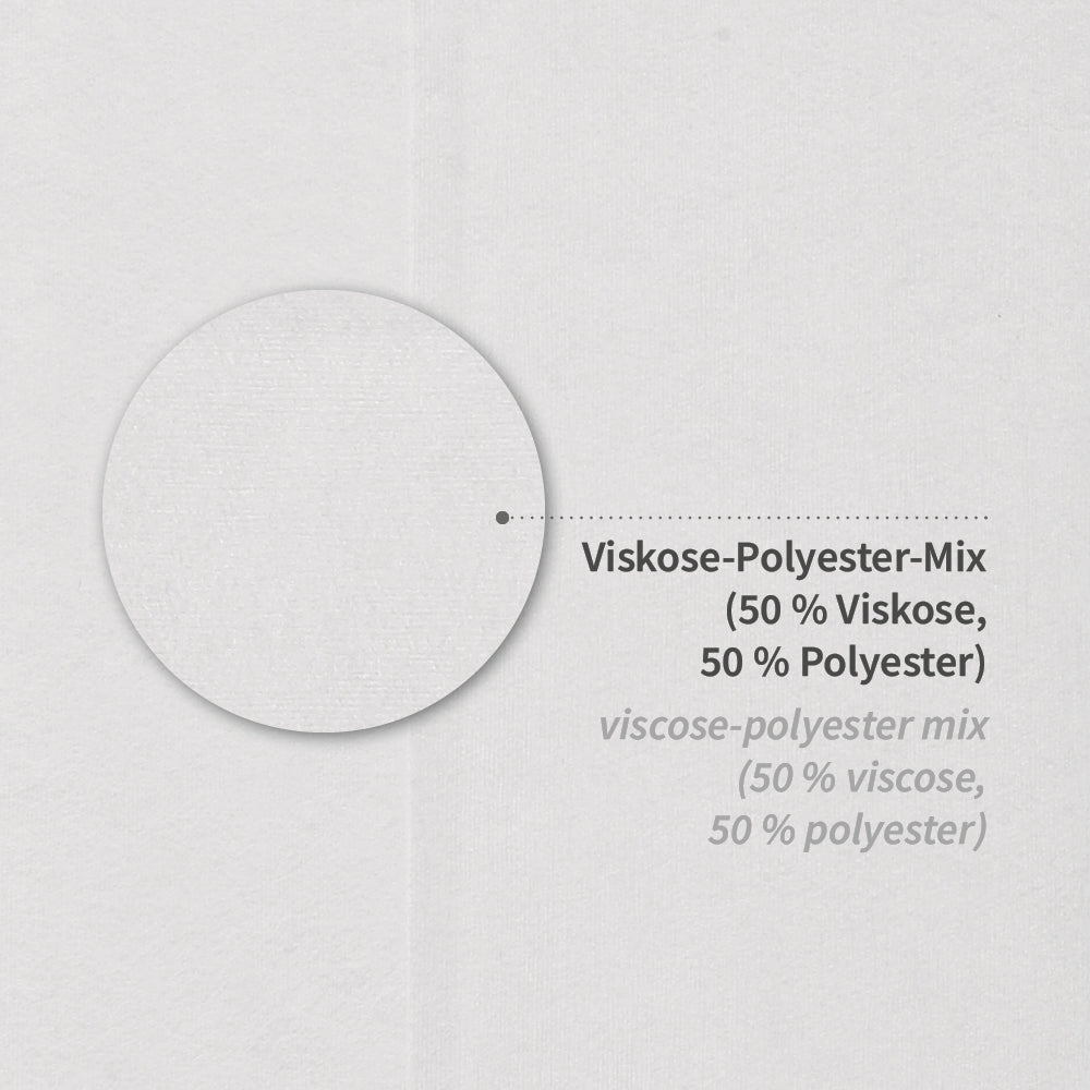 Pflegetücher | Viskose/Polyester, gelegt - weiß