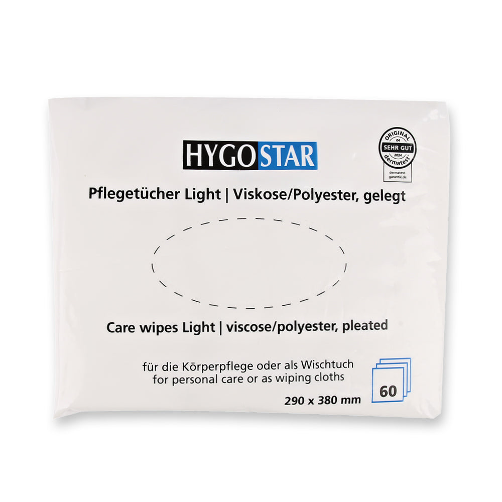 Pflegetücher Light | Viskose/Polyester, gelegt - weiß
