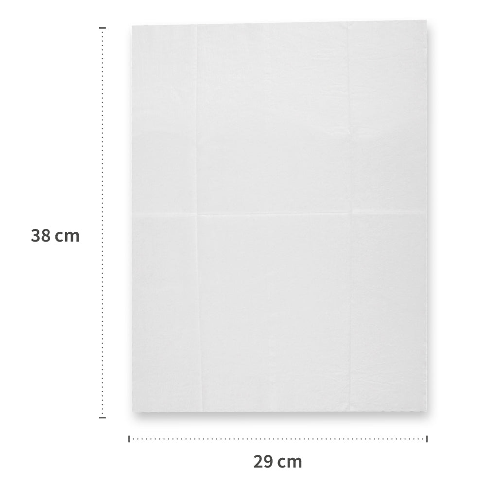 Pflegetücher Light | Viskose/Polyester, gelegt - weiß