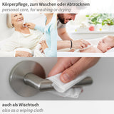 Pflegetücher Light | Viskose/Polyester, gelegt - weiß