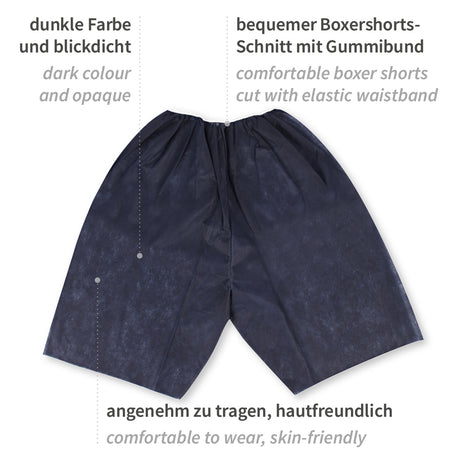 Einweg-Shorts Unisex | PP - dunkelblau