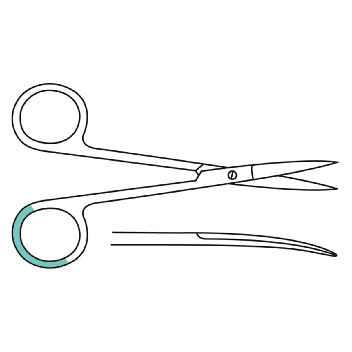Irisschere, 11,5 cm